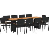  Vrtni set za objed 11 pcs Crna poliratan | Eponuda.ba