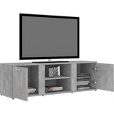 vidaXL TV ormarić siva boja betona 120 x 34 x 37 cm od iverice | shoptok.hr