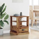  Nočna omarica s polico Star les 50 x 50 x 60 cm Konstruiran les | Shoptok.si