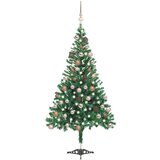 vidaXL umjetno božićno drvce LED s kuglicama 120 cm 230 grana | shoptok.hr