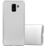 Cadorabo Case, združljiv s Samsungom v kovinskem srebru - trdi zaščitni pokrov v kovinskem videzu pred praskami in udarci, (20565627) Cene