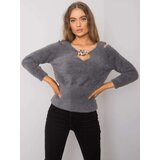 RUE PARIS Sweater-LC-SW-7033.27X-dark gray | Shoptok.si