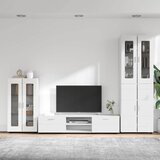  Set TV komoda FLORIN 3 kom. Bijelo Konstruirano drvo | shoptok.hr