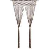 Furnova Zavesa makrame taupe 140x240 cm bombaž, (21918293) | Shoptok.si