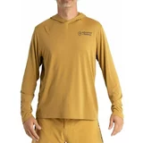Adventer & fishing Majica s kapuljačom Functional Hooded UV T-shirt Sand 2XL