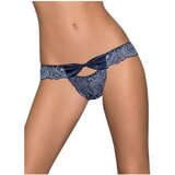 Obsessive auroria - žensko spodnje perilo z vezenim lokom (modro) | Shoptok.si