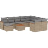  11-dijelni set vrtnih sofa od poliratana s jastucima bež | shoptok.hr