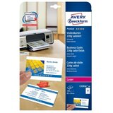 Avery Zweckform Vizitke 85 x 54 mm, 220 g/m² | Shoptok.si