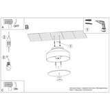 Nice Lamps Bela stropna svetilka Omiq – | Shoptok.si