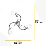 Lesnina XXXL STROPNA SVETILKA 4623 ODINO 60/15 cm | Shoptok.si