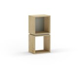 Marckeric Zelen/v naravni barvi regal v hrastovem dekorju 32x66 cm Lofty – | Shoptok.si