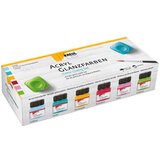  Set sjajnih akrilnih boja KREUL 6x20 ml + četkica (akrilne) | ePonuda.com