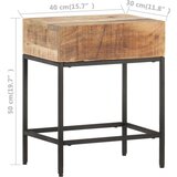 vidaXL Bočni stolić 40 x 30 x 50 cm od masivnog grubog drva manga | shoptok.hr