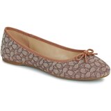 Coach ABIGAIL MINI SIGNATURE JACQUARD BALLET FLAT Smeđa Cijene