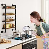 IBUYKE 4-nivojsko stensko stojalo za začimbe | Shoptok.si