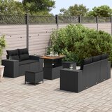  Sjedeća garnitura za vrt 8 kom. 8-Broj sjedala Crna Poli Ratan 221 x 179 x 85 cm | Shoptok.si