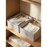 Sinsay Sklopive kutije za pohranu s prugama 2 pack | shoptok.hr