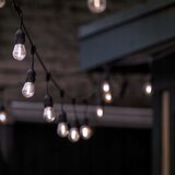  LED Vanjski dekorativni niz 30xE27/1W/230V 16,44 m IP44 crna | Eponuda.com