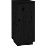 vidaXL Omarica za čevlje črna 35x35x80 cm trdna borovina, (20809484) | Shoptok.si