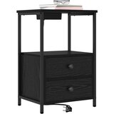  Noćni ormar Crni hrast 40 x 31 x 60 cm Konstruirano drvo | shoptok.hr