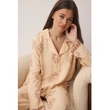 TRENDYOLMILLA Ženski set pidžame Thmaw25Pt00034, Bež | Eponuda.com