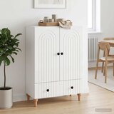  Kreveta s ladicama Bijela visokog sjaja 66 x 34,5 x 95 cm | Eponuda.ba