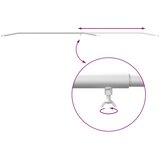  Kuka za platna za prikolice 2 pcs Srebrno 130-210 cm Aluminij | shoptok.hr