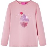 vidaXL Dječja majica dugih rukava svjetloružičasta 92 | shoptok.hr