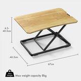 Vonhaus ultra tanka Sit-Stand mizica iz bambusa | Shoptok.si