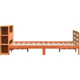 vidaXL Okvir kreveta bez madraca voštano smeđi 120x190 cm od borovine | shoptok.hr