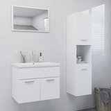  Set kupaonskog namještaja od konstruiranog drva bijeli | shoptok.hr