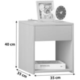 MID.YOU NOČNA OMARICA, barva oreha | Shoptok.si