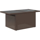 vidaXL 7-dijelni vrtni kauč set s jastučićima smeđi poli ratan | shoptok.hr