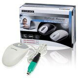 Konig Miš optički, 1000dpi, USB i PS/2, boja bijela – CMP-MOUSE 60WHI | Eponuda.ba