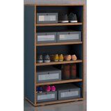 MID.YOU REGAL ZA ČEVLJE antracit, medeni hrast | Shoptok.si
