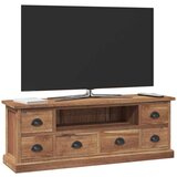 TV stojalo s predalom Naravna 110 x 30 x 40 cm Trden tikov les, (5000112970) | Shoptok.si
