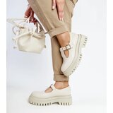 Gemre Beige leather shoes Karino | shoptok.hr