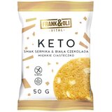 Frank&oli cookies, keto bela čokolada i cheescake, 50g Cene