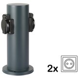  Brilagi - Spoljni stub sa 2 SCHUKO utičnice PILLAR 230V IP44 antracit | Eponuda.com