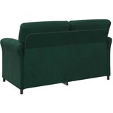 SOFA za dvije osobe Tamnozelena 158 x 83 x 95 cm Baršun | shoptok.hr