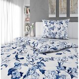 Esposa posteljnina 140/200 cm saten modra, bela | Shoptok.si