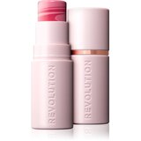 Makeup Revolution silk blush rumenilo u stiku pinched light pink 4,5g Cene