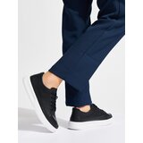 Sergio Leone Leather openwork sneakers black | Eponuda.ba