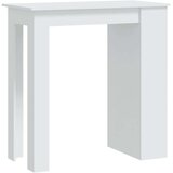 vidaXL Barski stol sa stalkom za pohranu bijeli 102x50x103,5cm iverica | shoptok.hr