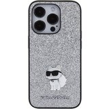 Karl Lagerfeld zaščitni ovitek Glitter Choupette Logo Metal Pin, Iphone 15 Pro Max, (20926344) Cene