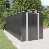 vidaXL Vrtna lopa antracitna 192x606x223 cm pocinkano jeklo Cene