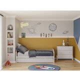 Marckeric Krem dječji krevet od masivnog bora s dodatnim ležajem 90x190 cm Enola – | shoptok.hr