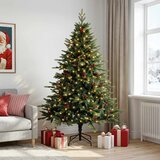  Umjetno božićno drvce s nogom 210 cm 300 LED lampica Slike