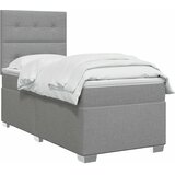  Boxspring krevet s madracem Svjetlosiva Jjedan Tkanina | shoptok.hr