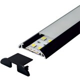 Mitea Lighting aluminijumski profil za led trake crni set sa difuzorom 8.6x39x2000mm MA620-C | Eponuda.com